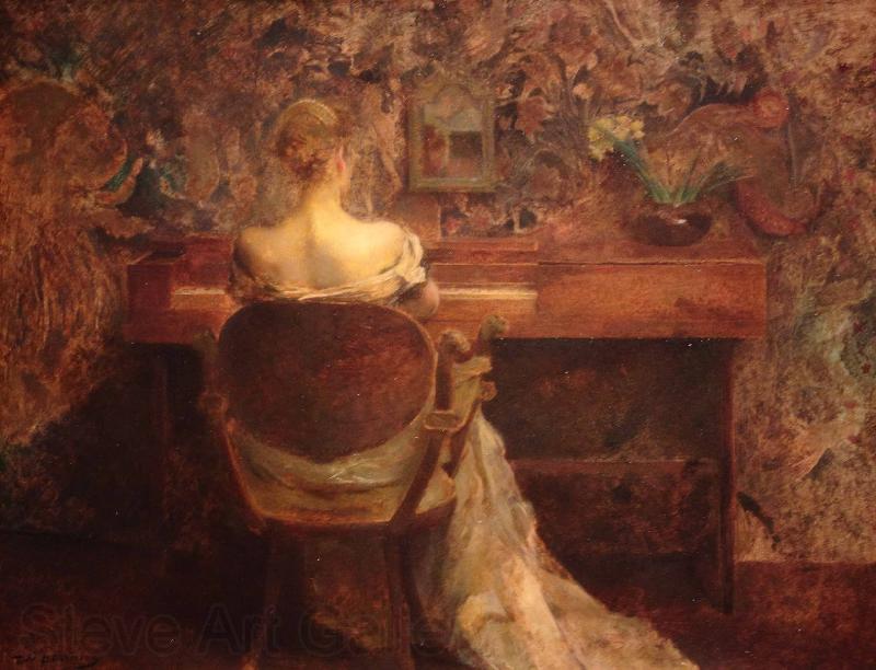 Thomas Dewing The Spinet Spain oil painting art